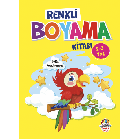 RENKLİ BOYAMA KİTABI (2-3 yaş)