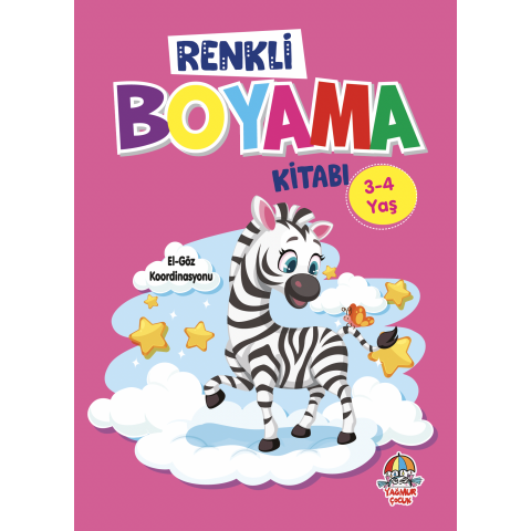 RENKLİ BOYAMA KİTABI (3-4 yaş)