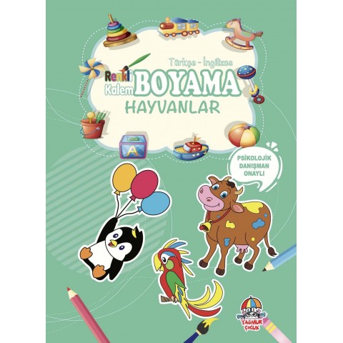 RENKLİ KALEM BOYAMA-Hayvanlar(YENİ)