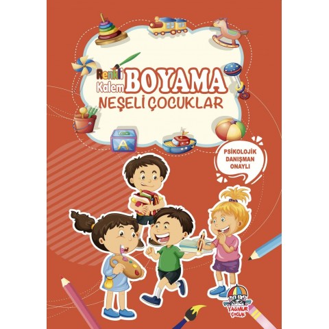 RENKLİ KALEM BOYAMA-Neşeli Çocuklar